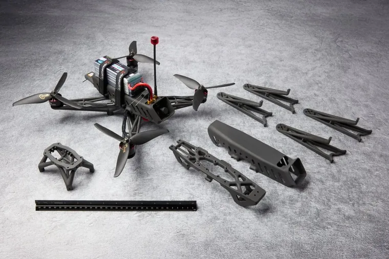 3D tisk dílů pro FPV drony – rám, ramena a držáky